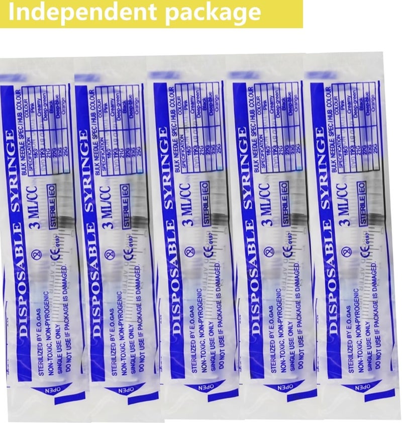 zogsnton 50 Pcs/Box - 20Ga 3ml Lab Dispensing Utensils, Individually Wrapped - Image 4